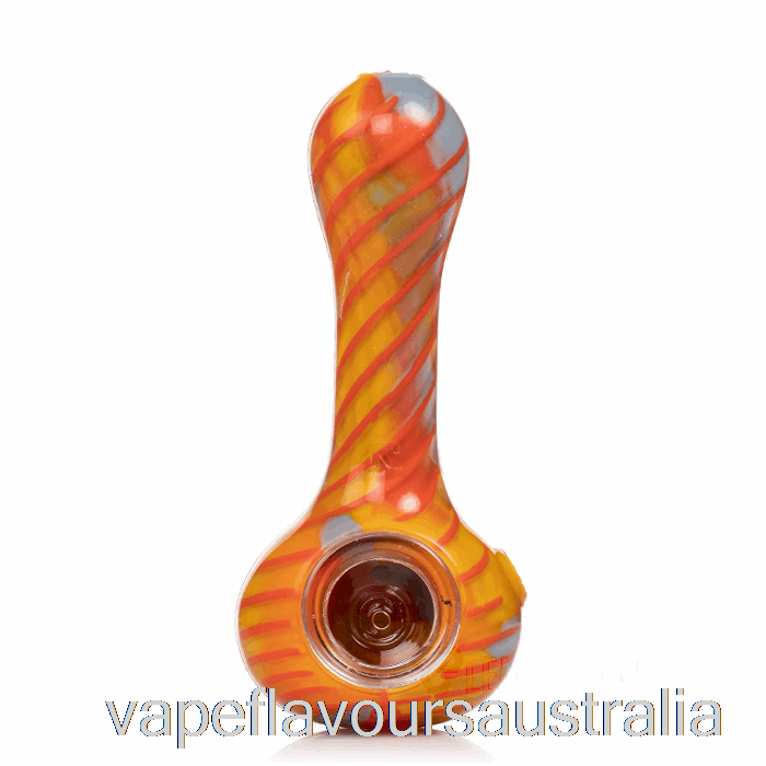Vape Flavours Australia Eyce ORAFLEX Spiral Silicone Spoon Desert (Gray / Orange / Sunglow)
